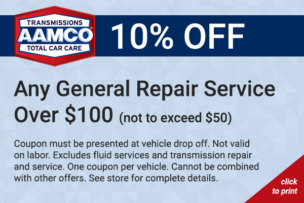 10% Off General Repair Coupon
